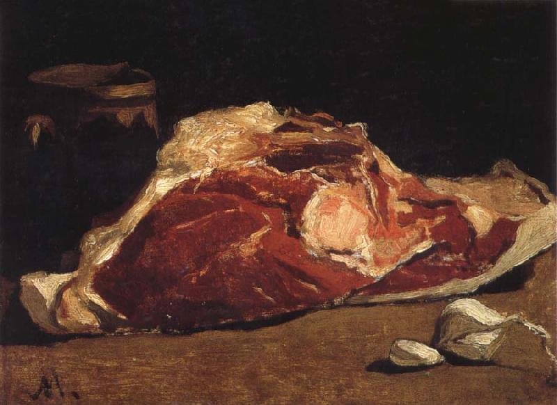 Claude Monet Still Life with Meat